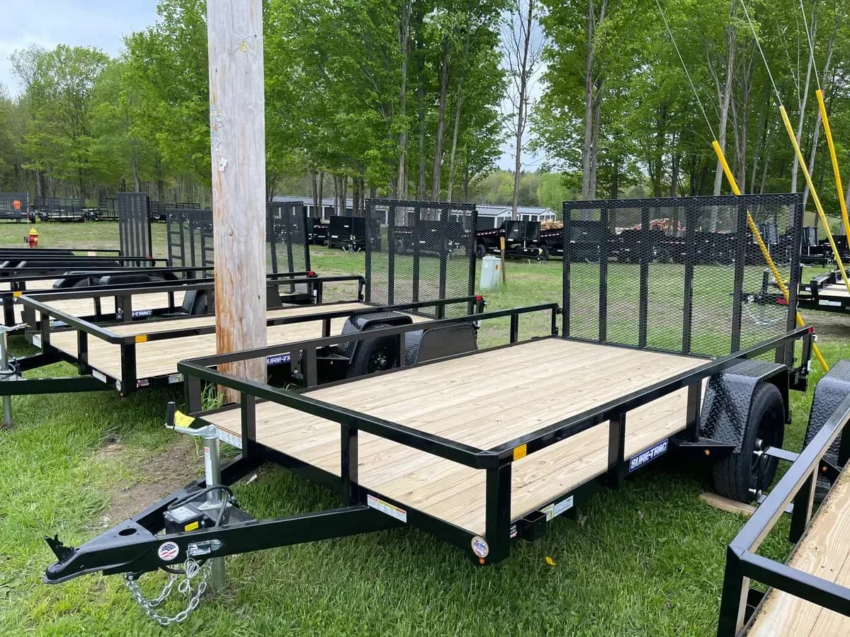 7x12 3.5K Tube Top Utility Trailer - View 1