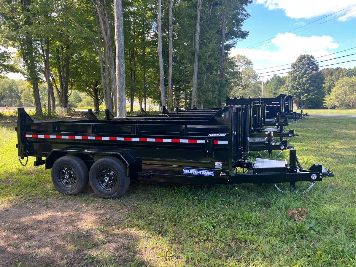 Sure-Trac 7x14 14K Telescopic Dump Trailer - View 1