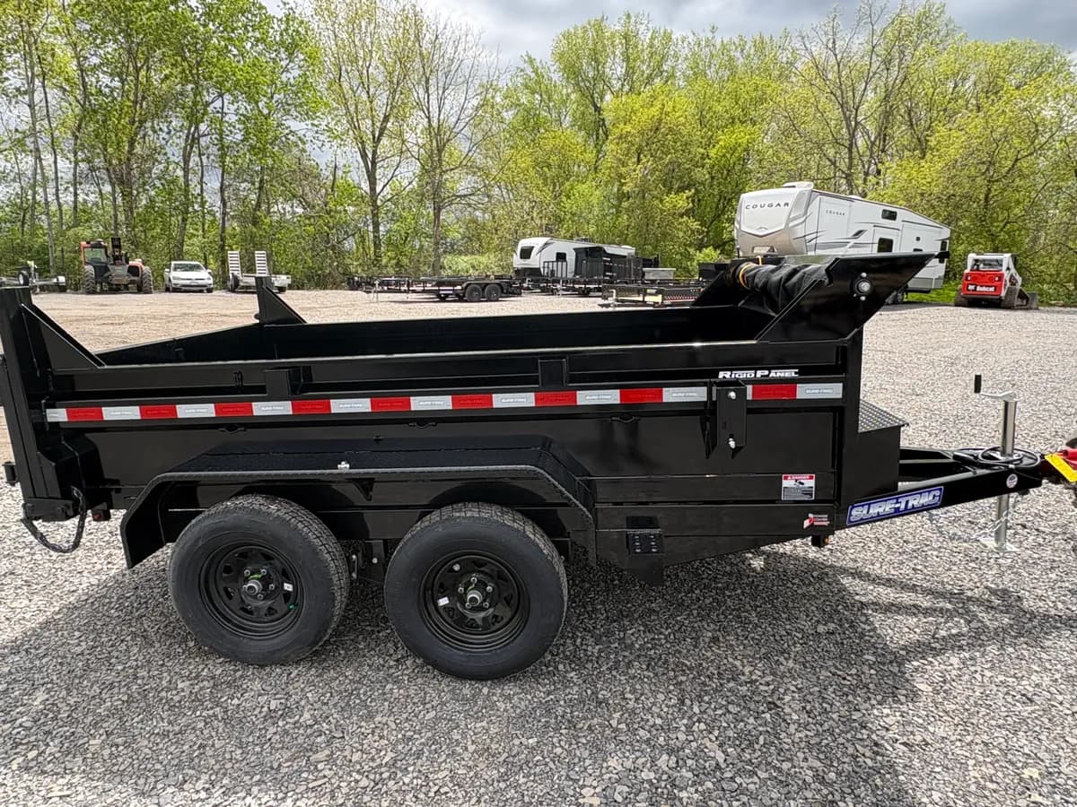 Sure-Trac 6x10 10K Single Ram Dump Trailer - View 1