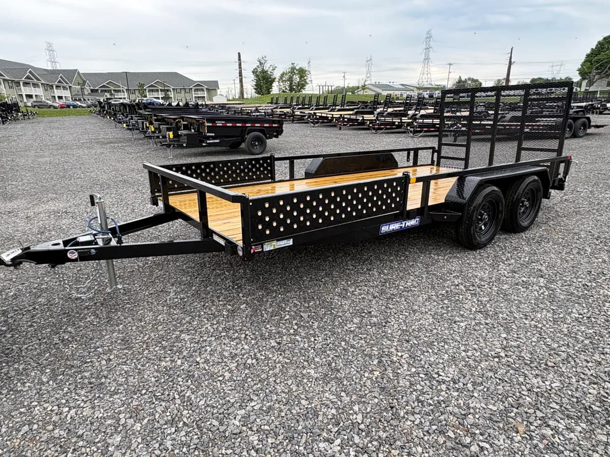 Sure-Trac 7x16 7K Tube Top ATV Trailer - View 1