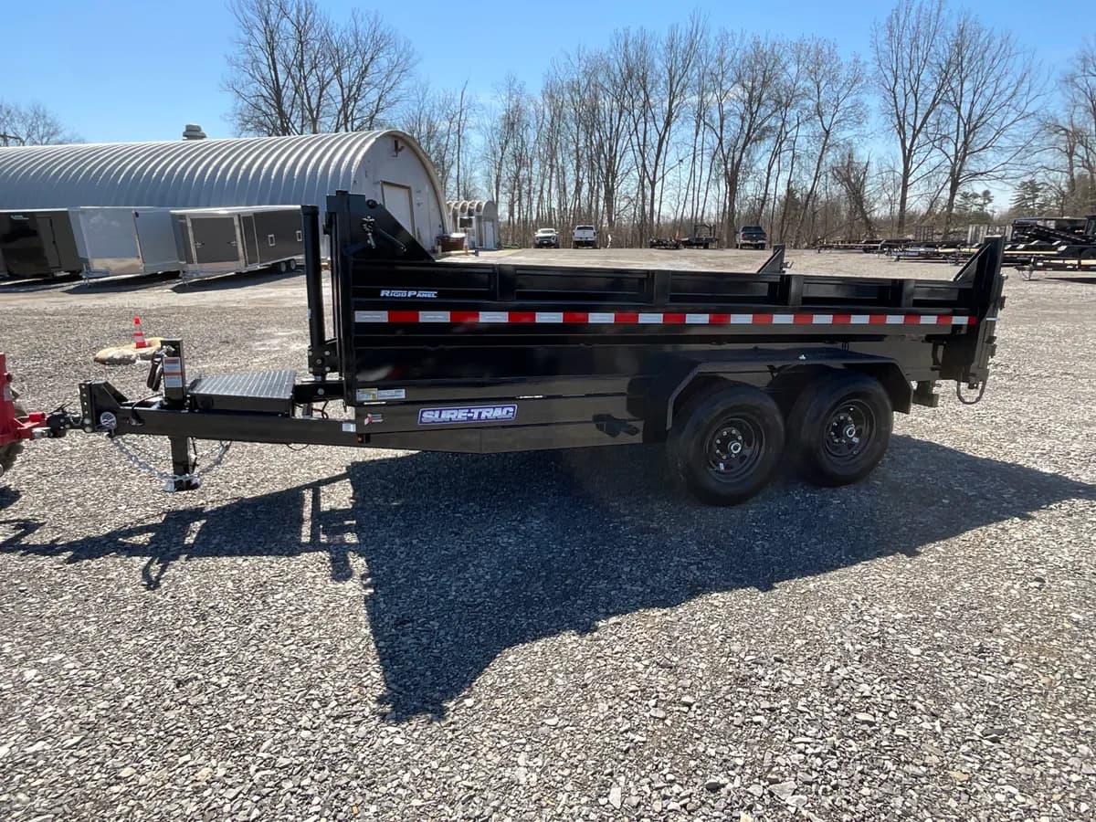 7x12 HD Low Profile Telescopic Dump Trailer - View 1