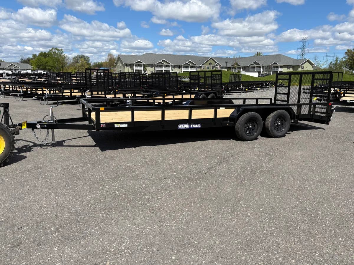 Sure-Trac 7x20 (18+2) 7K Utility Trailer - View 1