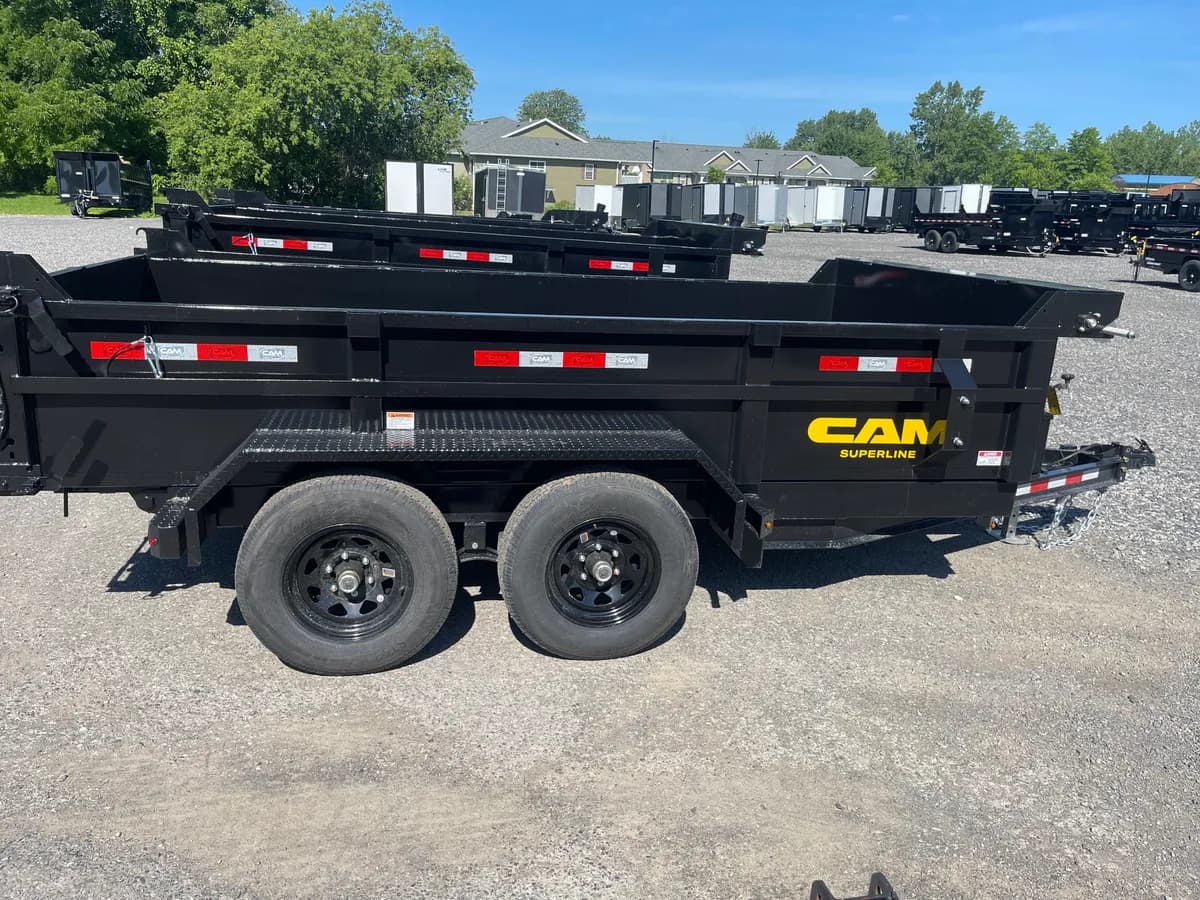 CAM Superline 6x12 11K Single Ram Dump Trailer - View 1
