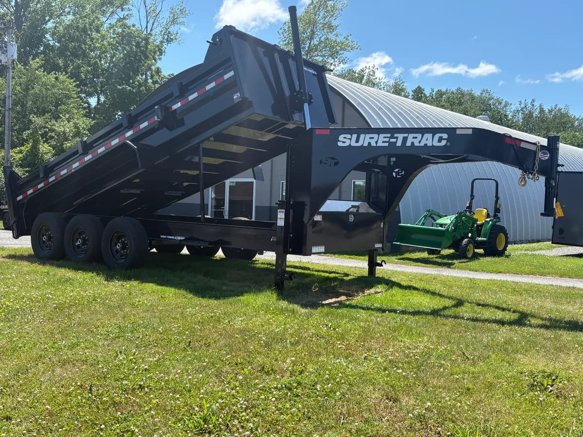Sure-Trac 7x16 22K Pro Series Tri-Axle Telescopic Dump Trailer - View 1