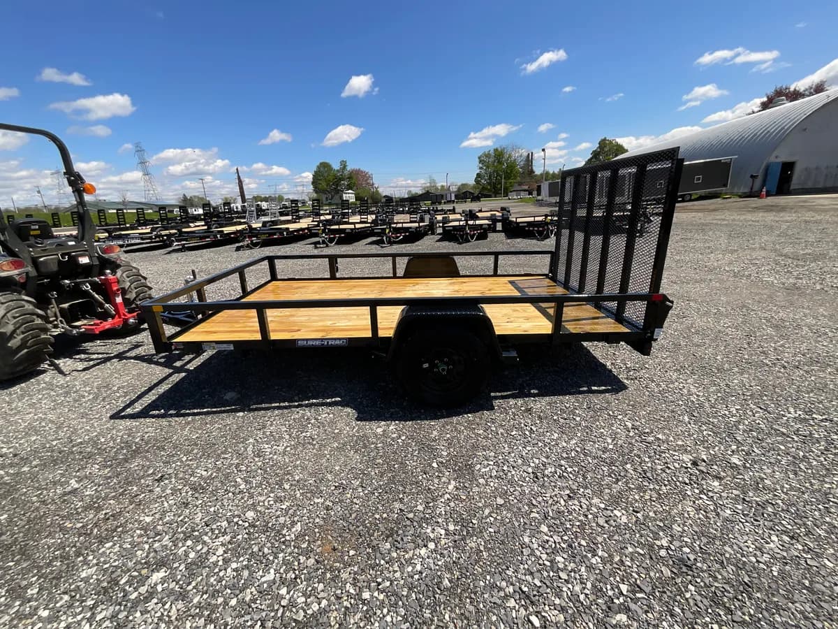 Sure-Trac 6x12 3.5K Tube Top Utility Brake Trailer - View 1