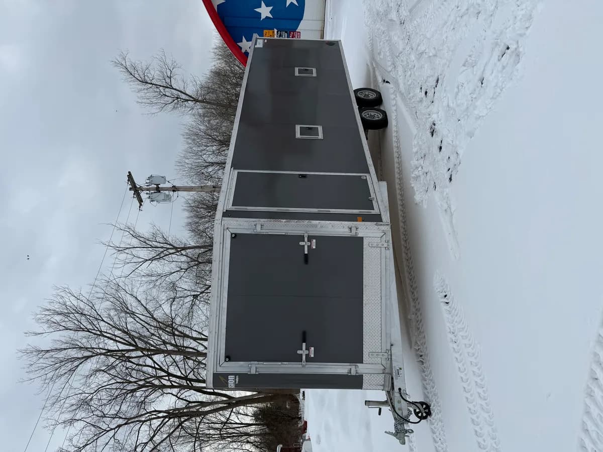 Mission 8.5x22 Deckover Snowmobile Trailer - View 1