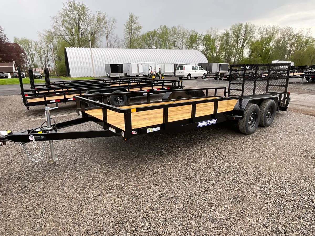 Sure Trac 7x18 (16+2) 7K Utility Trailer - View 1