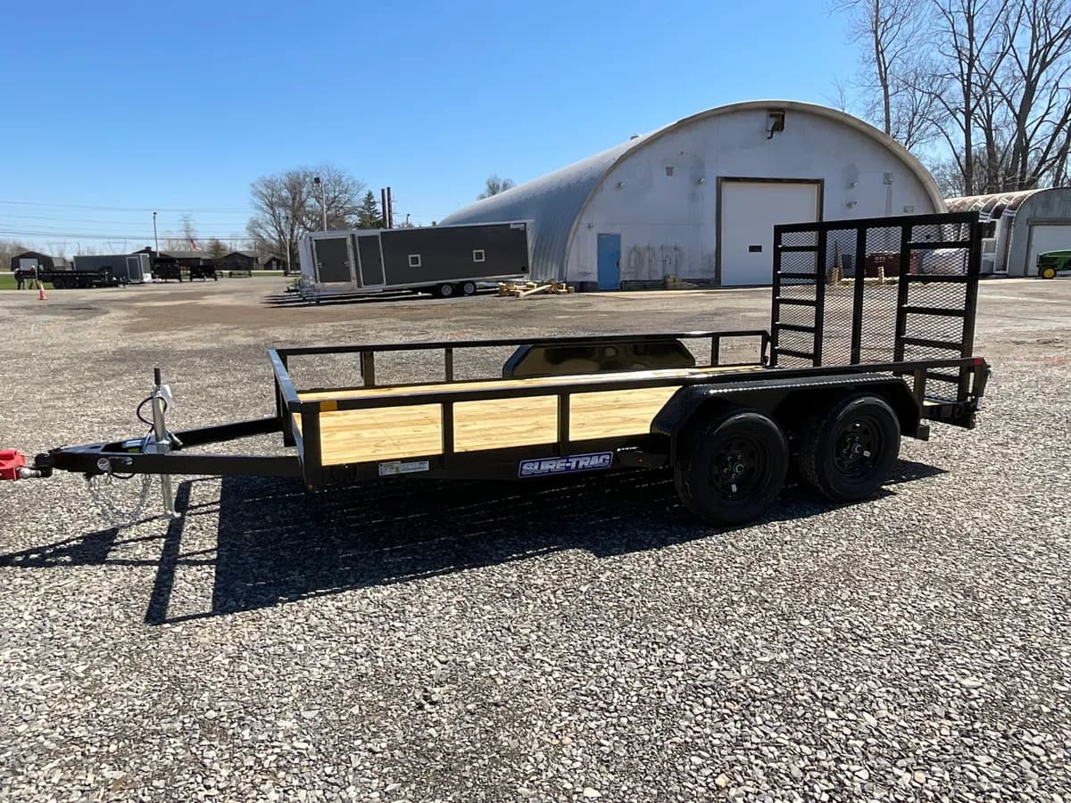 Sure-Trac 7x14 7K Tube Top Utility Trailer - View 1