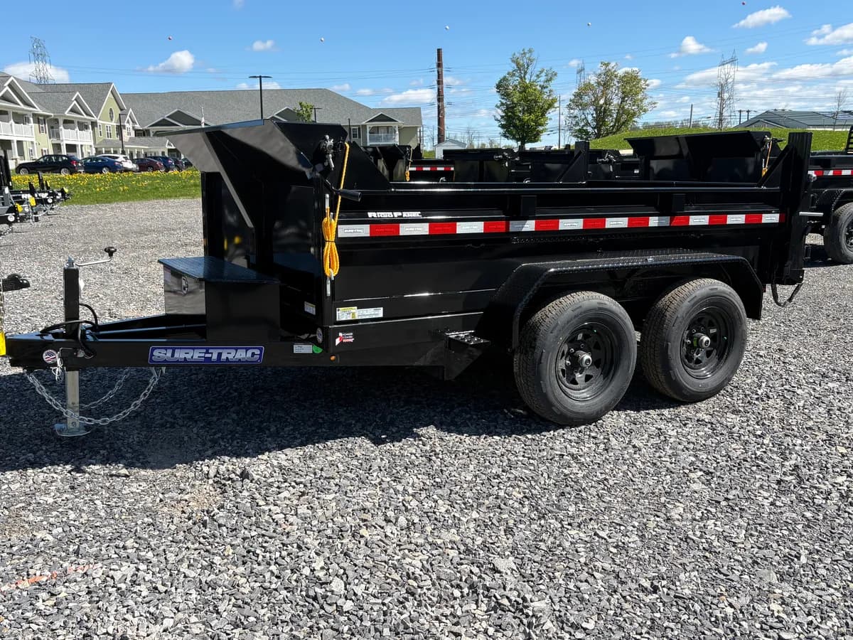 Sure-Trac 6x10 10K Single Ram Dump Trailer - View 1