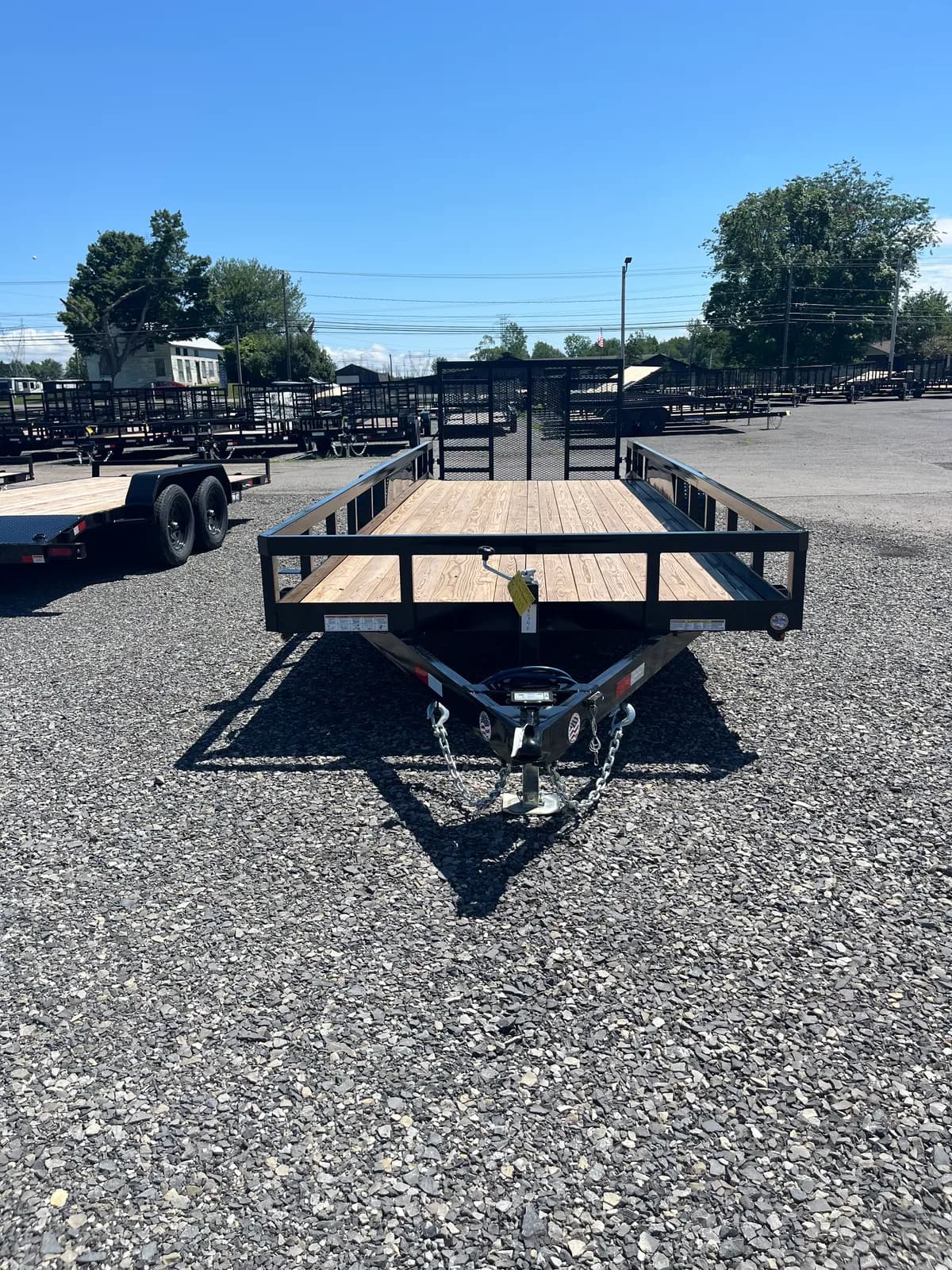 Sure-Trac 7x22 (20+2) 10K Tube Top Utility Beavertail Trailer - View 1