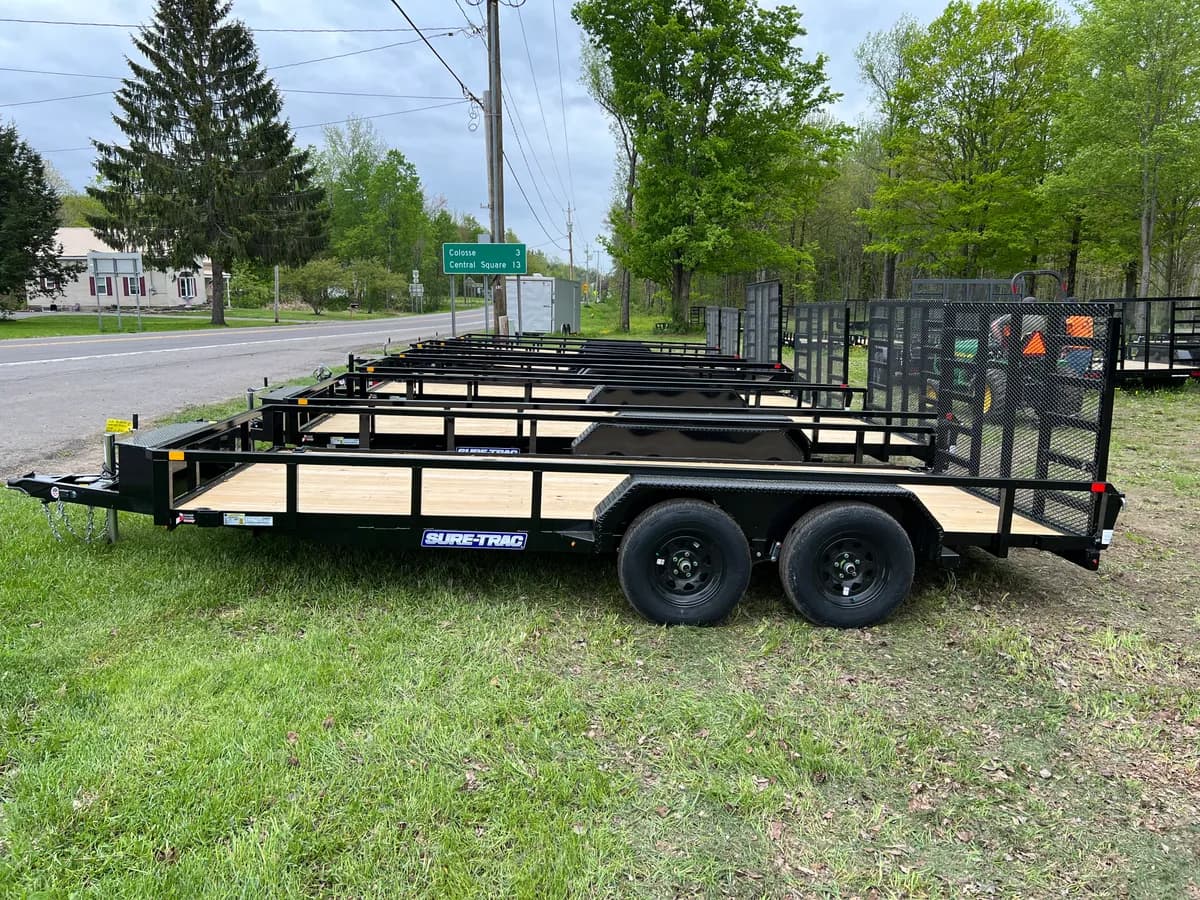 Sure-Trac 7x14 7K Tube Top Utility Trailer - View 1