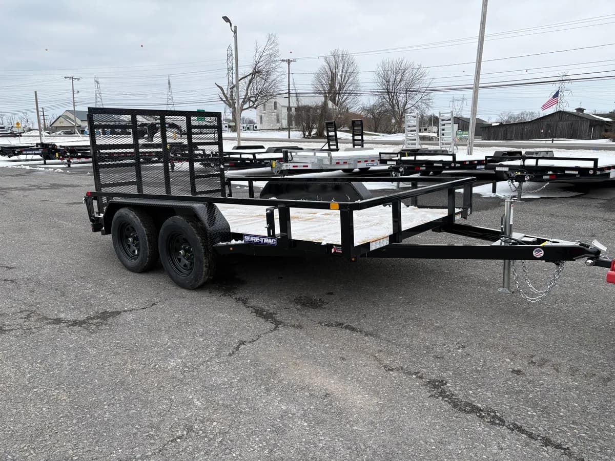 Sure-Trac 7x12 7K Tube Top Utility Trailer - View 1