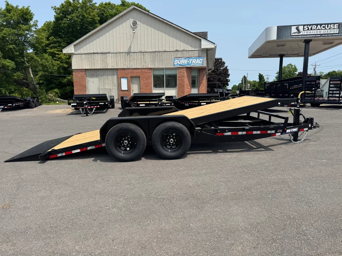 Sure-Trac 7x18 14K Tilt Bed Equipment Trailer - View 1