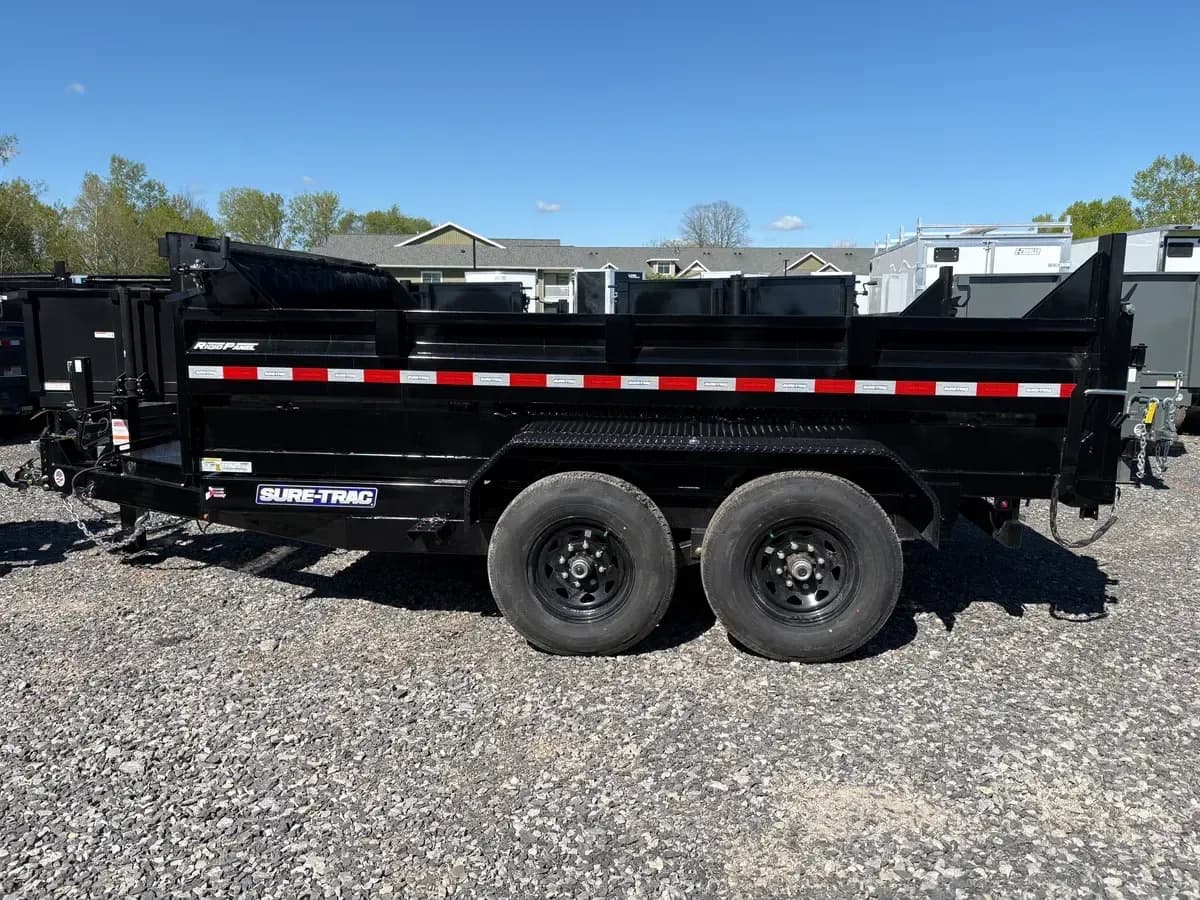Sure-Trac 7x12 14K HD Telescopic Dump Trailer - View 1