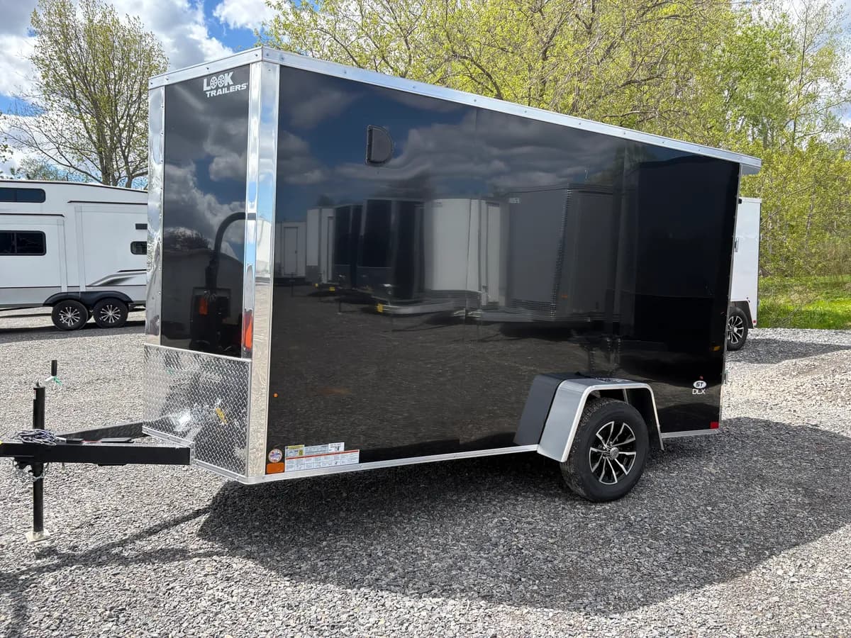 LOOK Trailers 6x12 3.5K DLX Enclosed Cargo Brake Trailer - View 1