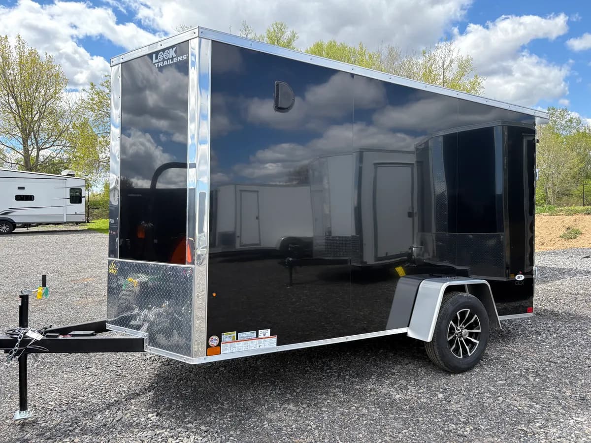 LOOK Trailers 6x12 3.5K Enclosed Cargo Brake Trailer - View 1