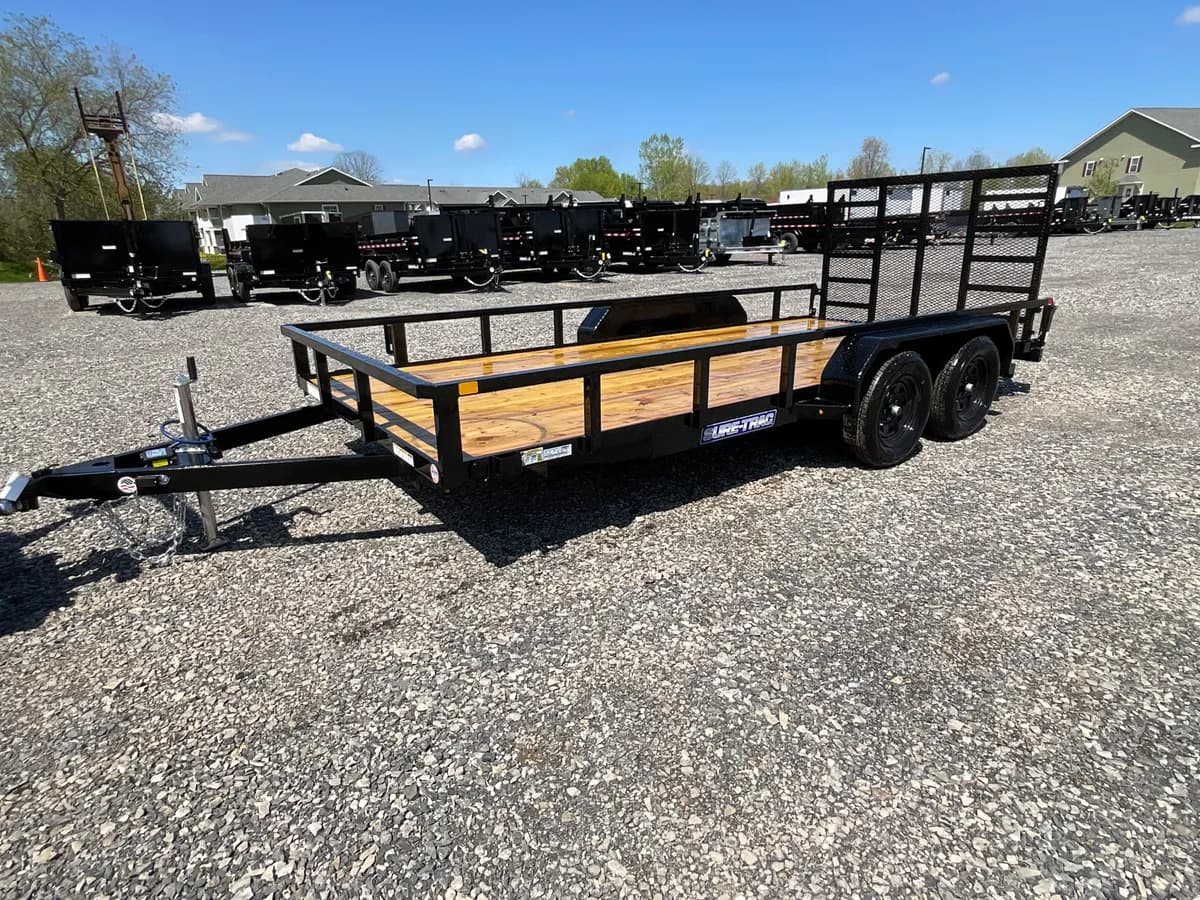 Sure-Trac 7x16 7K Tube Top Utility Trailer - View 1