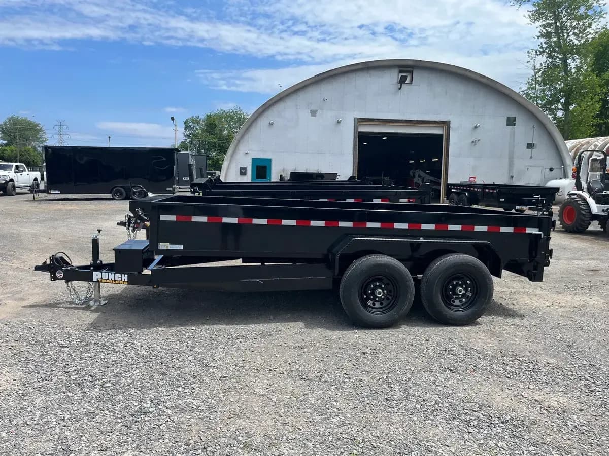Punch 7x14 14K Scissor Dump Trailer - View 1