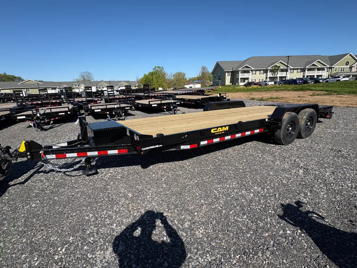 CAM Superline 7x22 (19+3) 15.4K Super Ramp Equipment Trailer - View 1