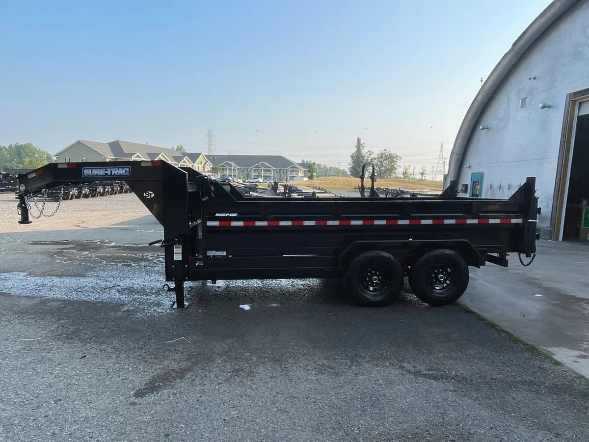 Sure-Trac 7x14 14K Telescopic Dump Trailer - View 1