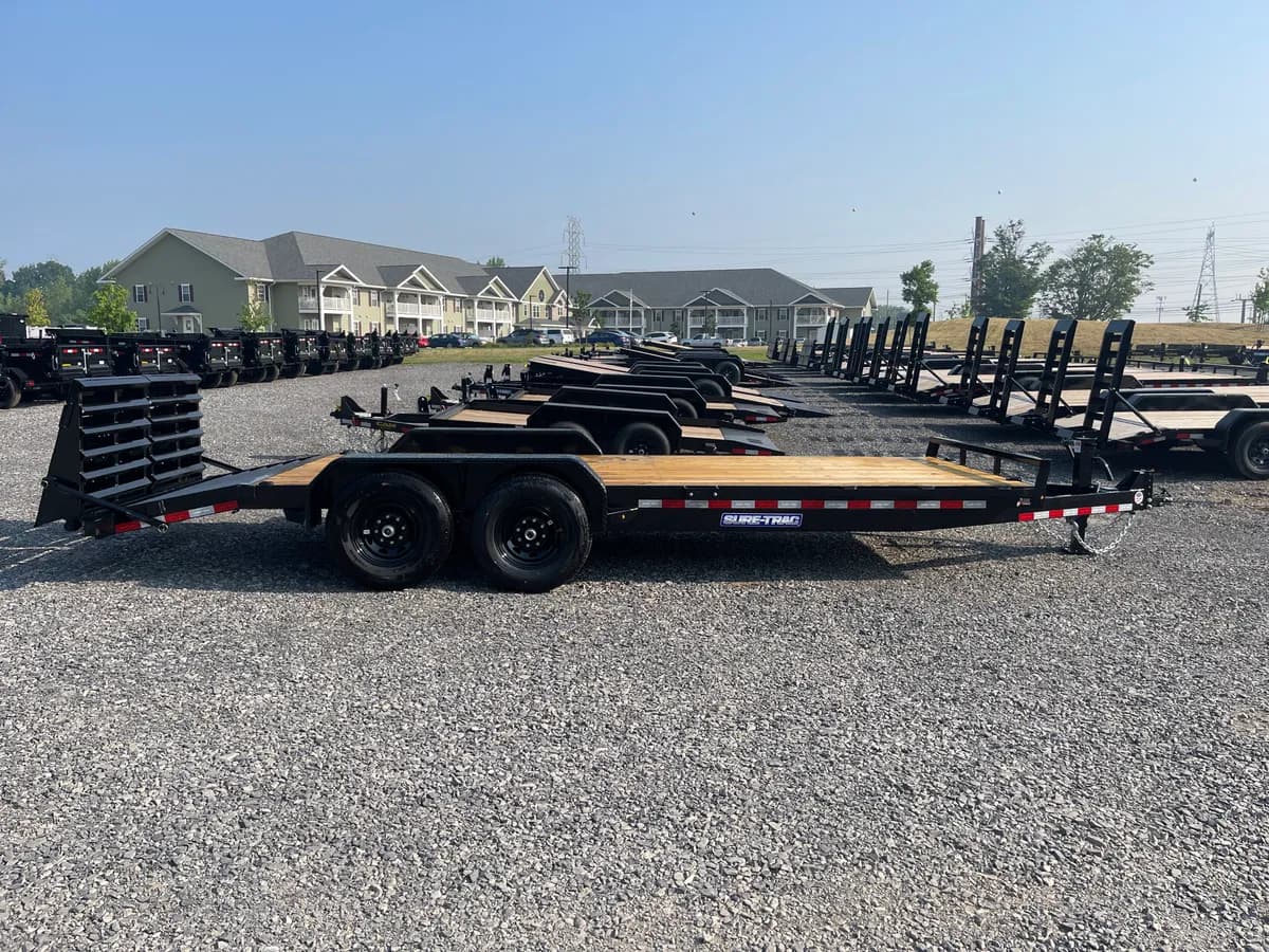 Sure-Trac 7x20 (17+3) 14K Universal Ramp Equipment Trailer - View 1