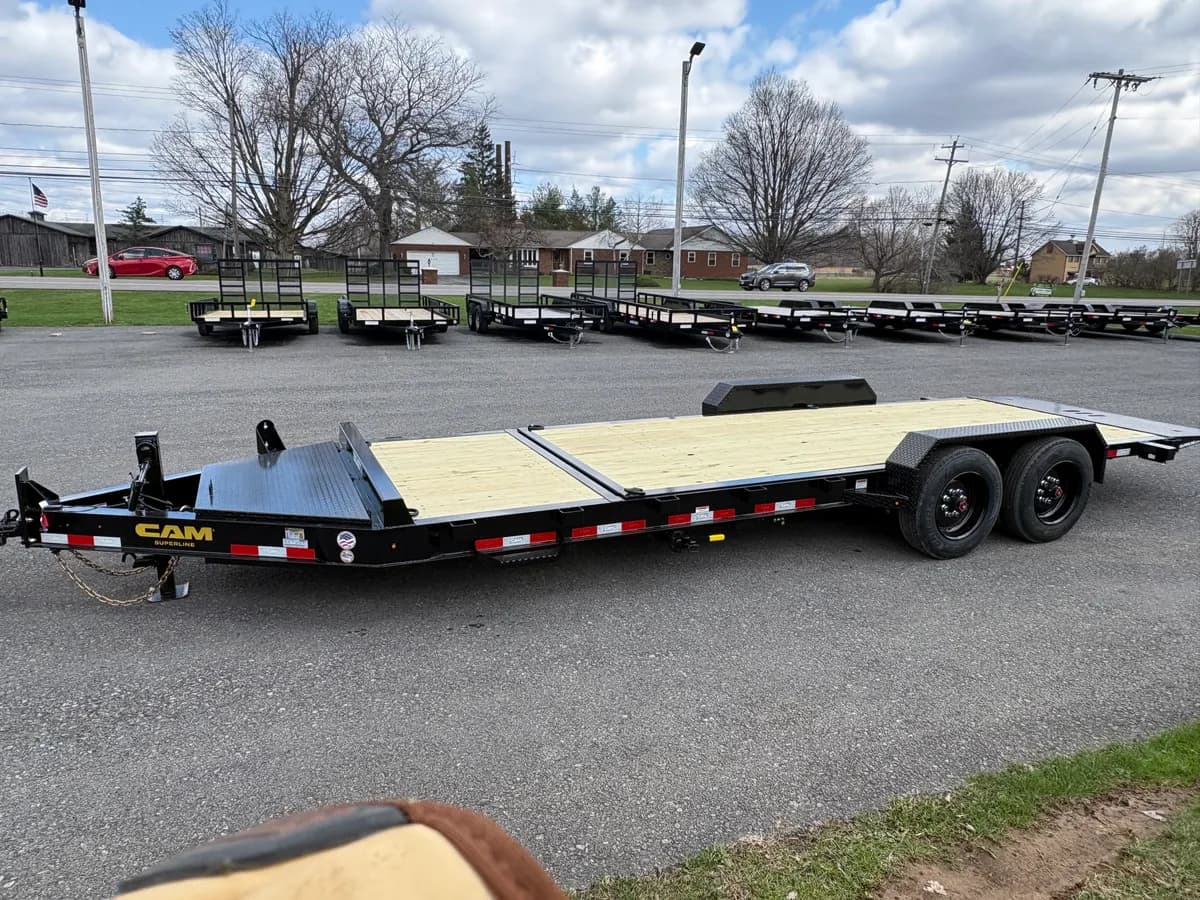 CAM Superline BEAST 7x22 17.6K Split Tilt Equipment Trailer - View 1