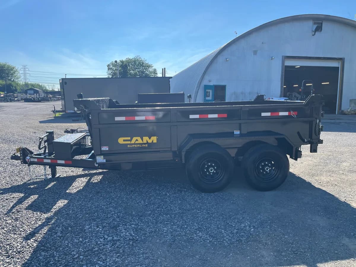 CAM Superline 7x12 12K HD Telescopic Dump Trailer - View 1